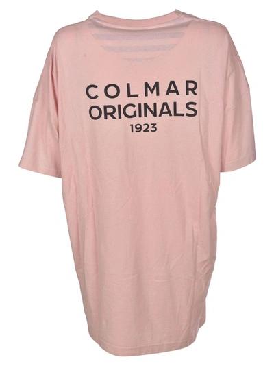 Shop Colmar Originals Women's Pink Cotton T-shirt