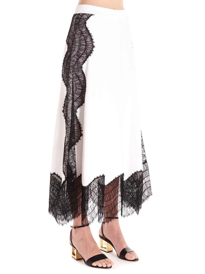 Shop Givenchy Women's White Viscose Skirt