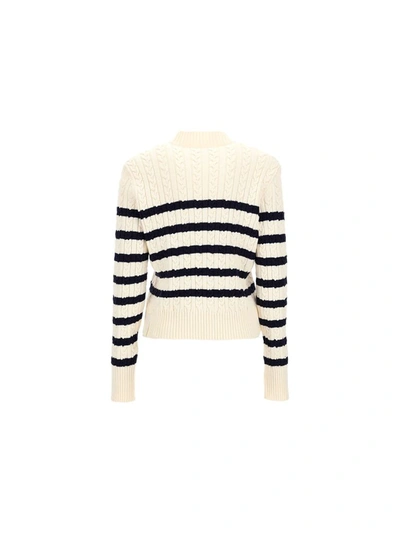 Shop Moncler Women's White Other Materials Sweater