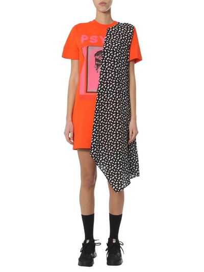 Shop Mcq By Alexander Mcqueen Women's Orange Cotton Dress