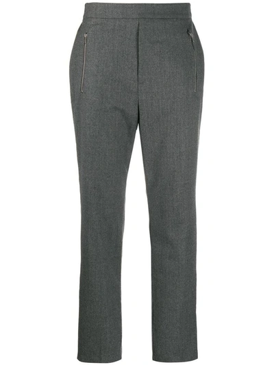 Shop Stella Mccartney Women's Grey Wool Pants