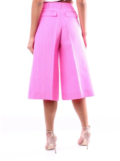 Shop Jacquemus Women's Pink Viscose Shorts