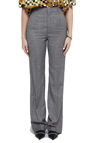 Shop Balenciaga Women's Grey Wool Pants