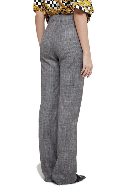 Shop Balenciaga Women's Grey Wool Pants