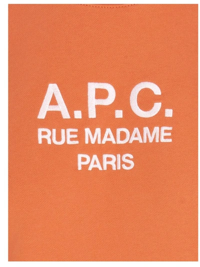 Shop Apc A.p.c. Women's Orange Other Materials Sweatshirt