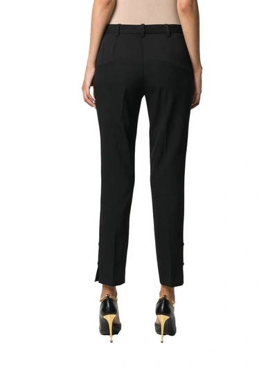 Shop Versace Women's Black Wool Jeans