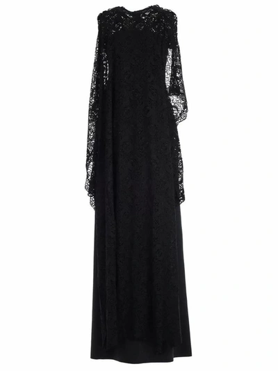 Vetements Double Lace Dress In Black