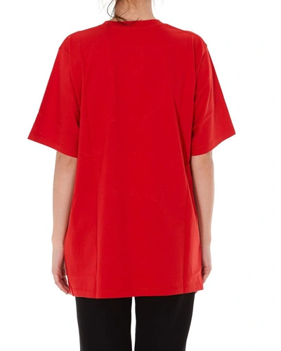 Shop Golden Goose Women's Red Cotton T-shirt