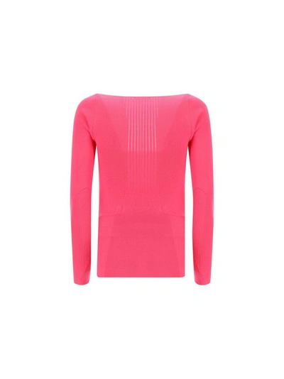 Shop Balenciaga Women's Pink Modal Sweater