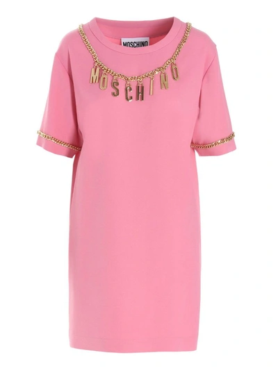 Shop Moschino Women's Pink Other Materials Dress