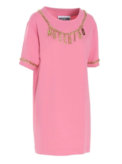 Shop Moschino Women's Pink Other Materials Dress