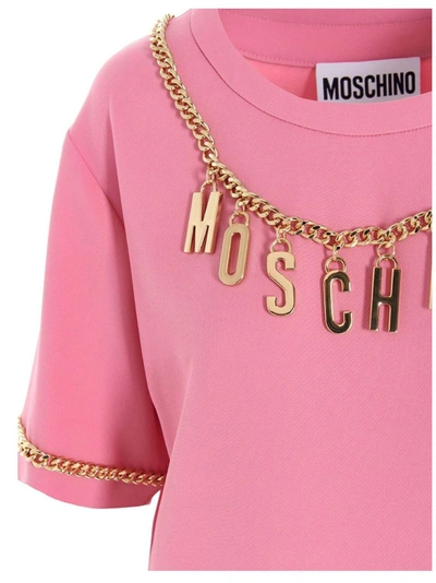 Shop Moschino Women's Pink Other Materials Dress