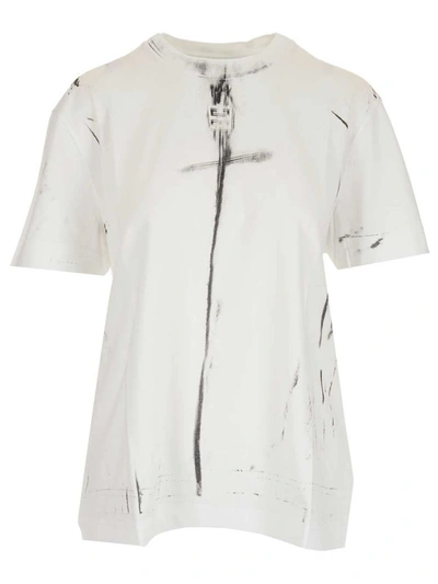 Shop Givenchy Women's White Other Materials T-shirt
