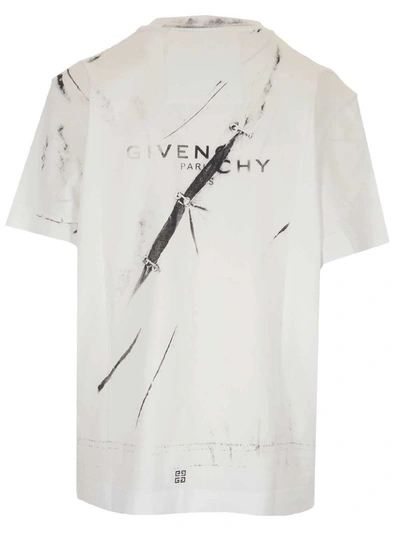 Shop Givenchy Women's White Other Materials T-shirt