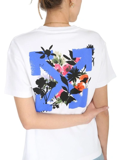 Shop Off-white Women's White Cotton T-shirt