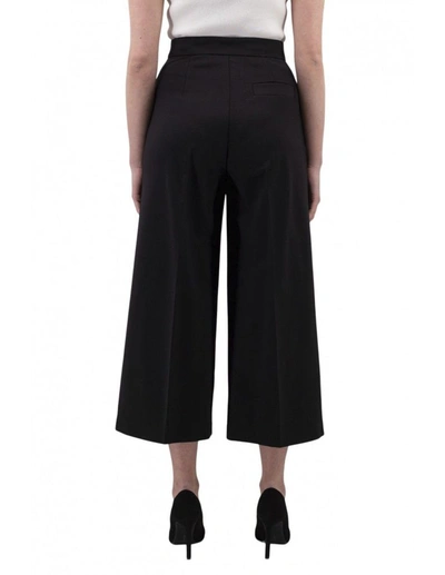 Shop Pinko Women's Black Cotton Pants