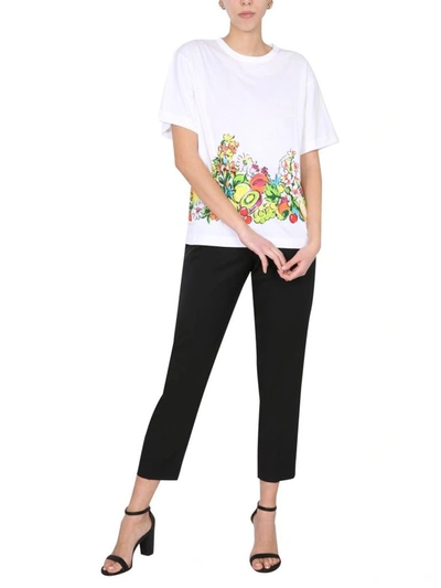 Shop Boutique Moschino Women's White Other Materials T-shirt