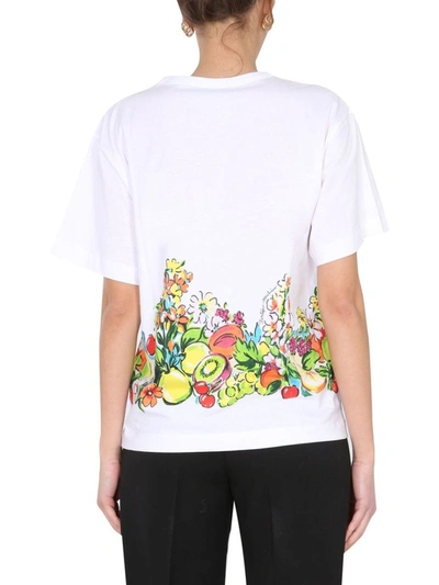 Shop Boutique Moschino Women's White Other Materials T-shirt