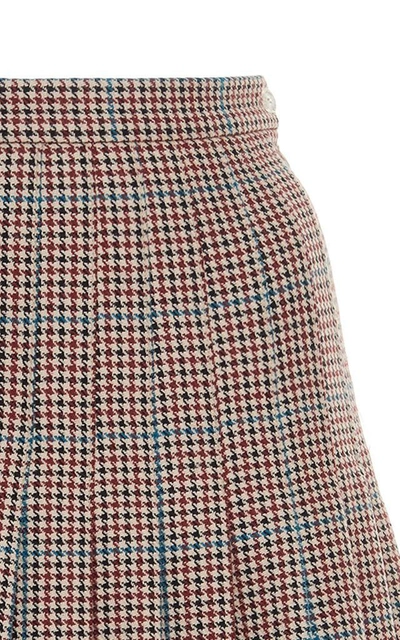 Shop Off-white Women's Beige Wool Skirt