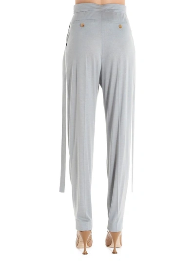 Shop Burberry Women's Grey Viscose Pants