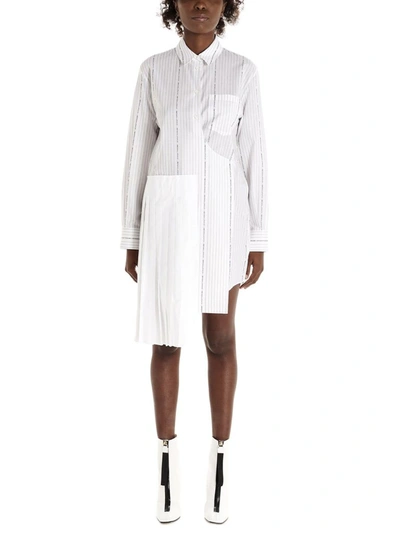 Shop Off-white Women's White Cotton Dress