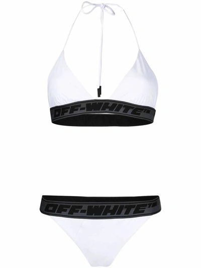 Shop Off-white Women's White Polyamide Bikini