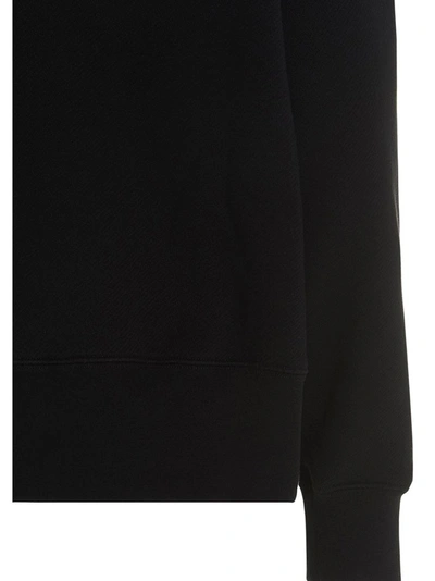 Shop Palm Angels Women's Black Cotton Sweatshirt
