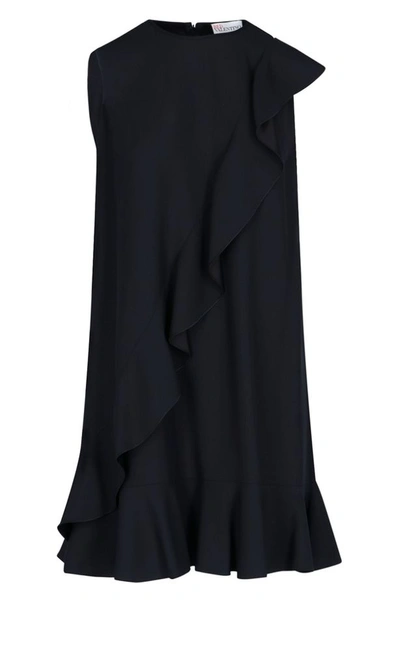 Shop Red Valentino Women's Black Acetate Dress