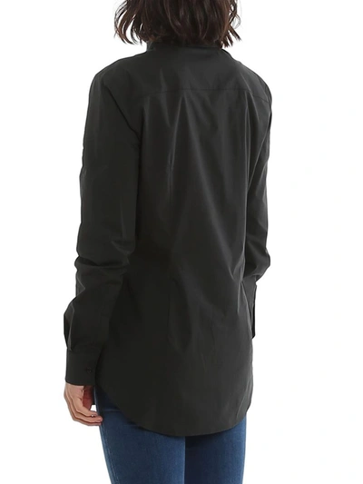 Shop Moschino Women's Black Cotton Shirt