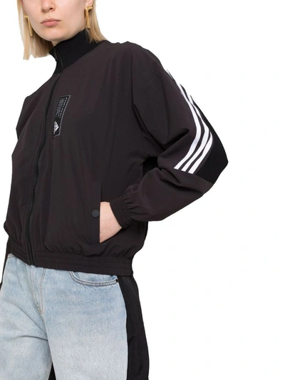Shop Adidas Originals Adidas Women's Black Polyester Sweatshirt