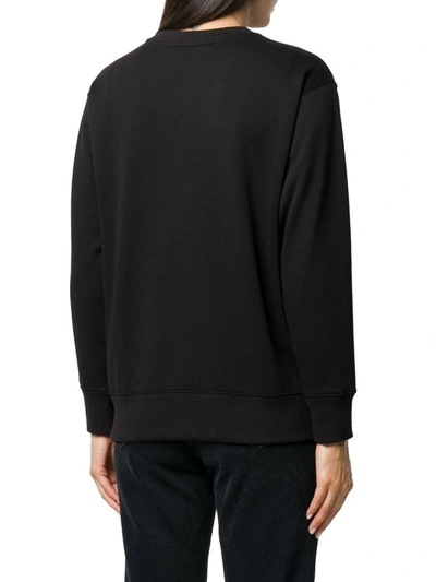 Shop Michael Kors Women's Black Cotton Sweatshirt