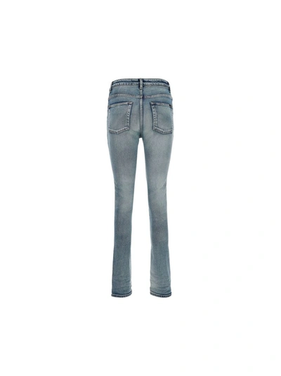 Shop Saint Laurent Women's Blue Other Materials Jeans