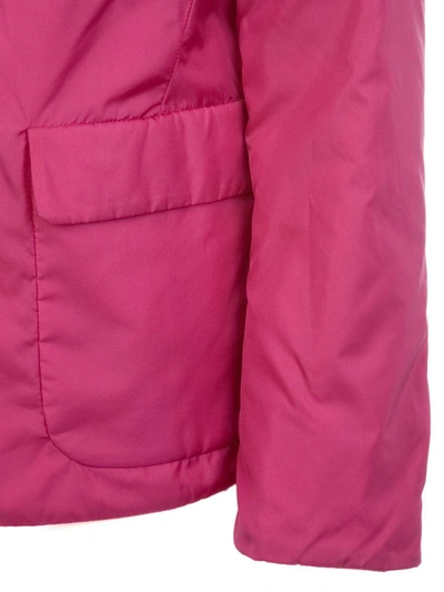 Shop Aspesi Women's Fuchsia Polyamide Blazer