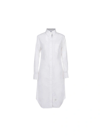 Shop Thom Browne Women's White Cotton Dress