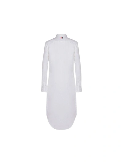 Shop Thom Browne Women's White Cotton Dress