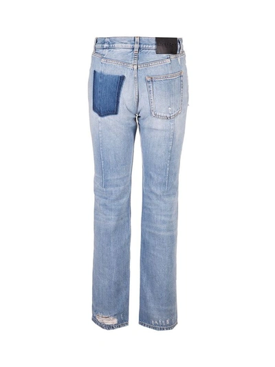 Shop Givenchy Women's Light Blue Cotton Jeans