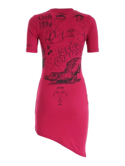 Shop Gcds Women's Red Cotton Dress