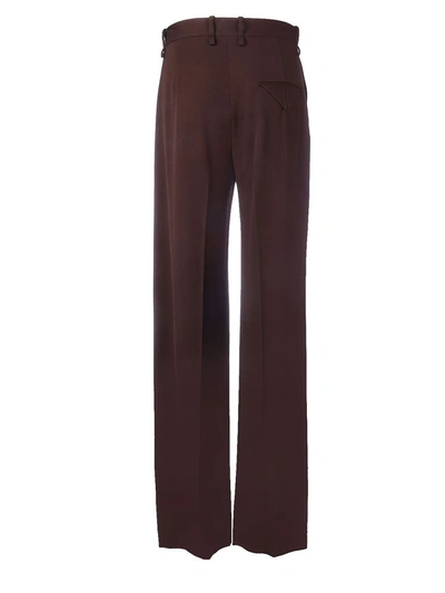 Shop Bottega Veneta Women's Brown Wool Pants