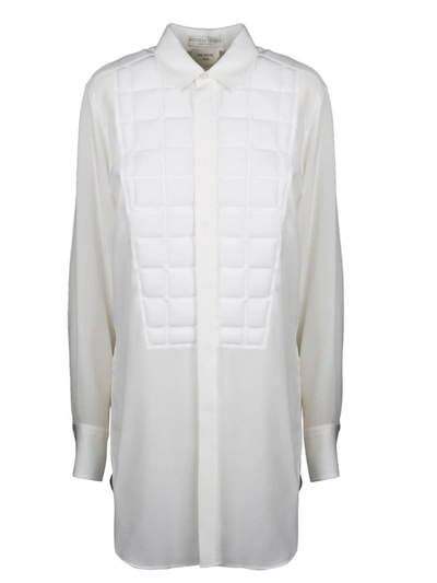 Shop Bottega Veneta Women's White Cotton Shirt