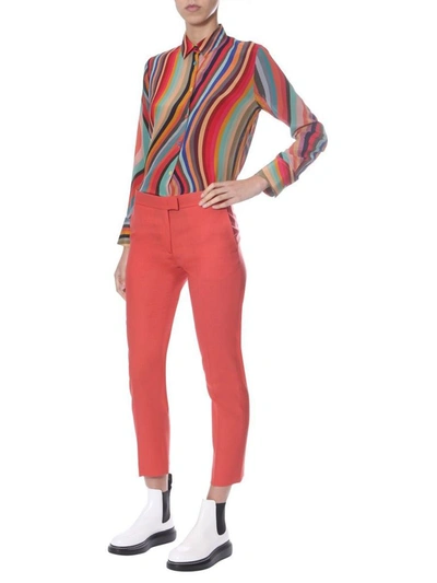 Shop Paul Smith Women's Multicolor Silk Shirt