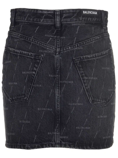 Shop Balenciaga Women's Black Other Materials Skirt