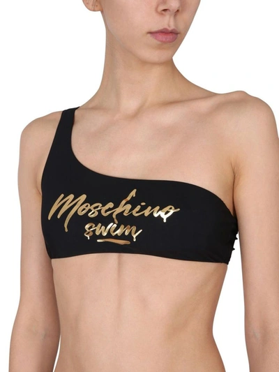 Shop Moschino Women's Black Synthetic Fibers Bikini