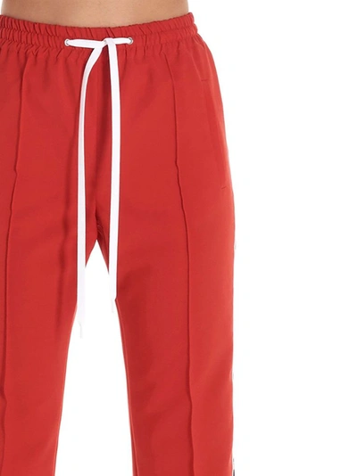 Shop Miu Miu Women's Red Polyester Joggers