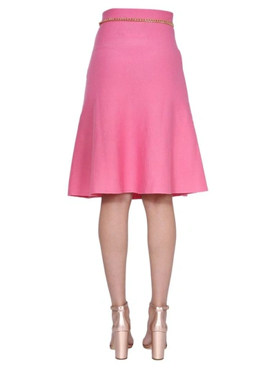 Shop Moschino Women's Fuchsia Other Materials Skirt