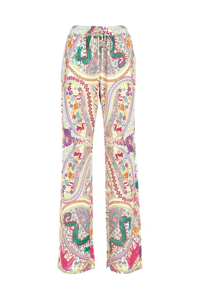 Shop Etro Women's Multicolor Cotton Pants