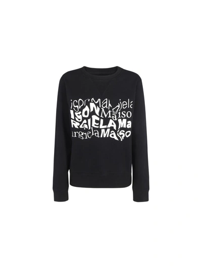 Shop Maison Margiela Women's Black Other Materials Sweatshirt