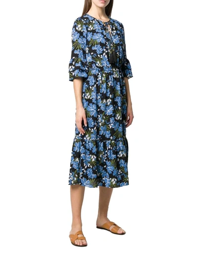 Shop Michael Kors Women's Blue Polyester Dress