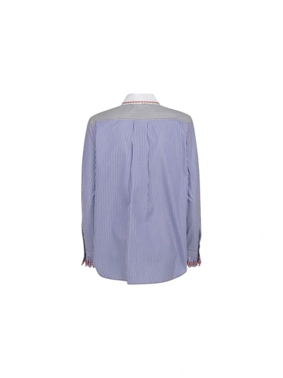 Shop Chloé Women's Light Blue Cotton Shirt