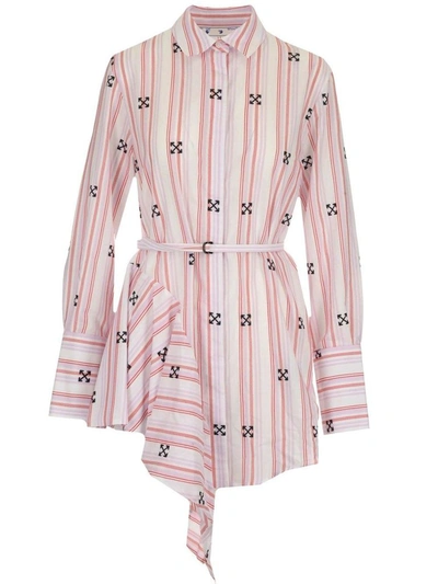 Shop Off-white Women's Pink Other Materials Dress