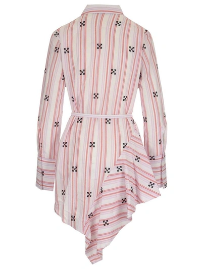 Shop Off-white Women's Pink Other Materials Dress